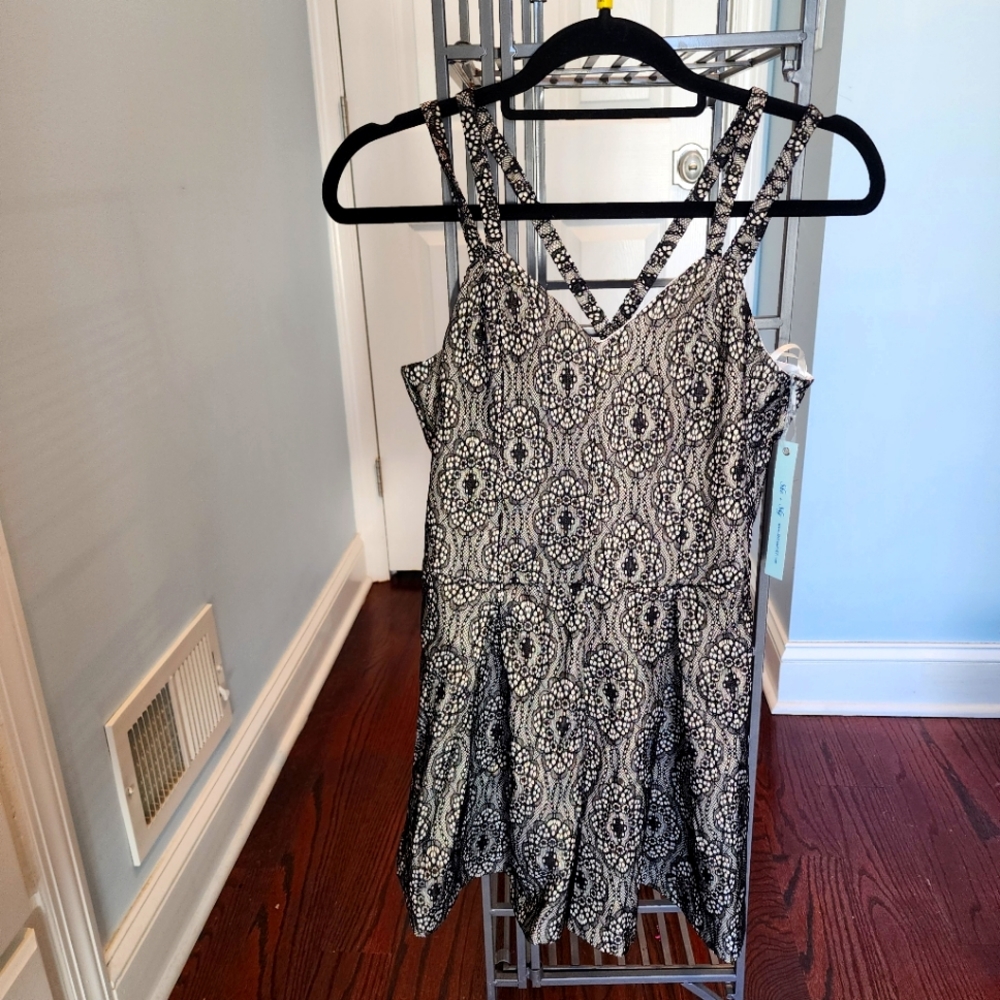 Boutique Lace Romper NWT
